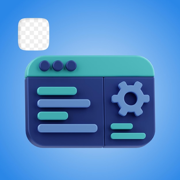 Compiler Programing Language 3D Illustration