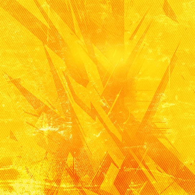 Composição abstrata com formas e texturas geométricas em tons quentes