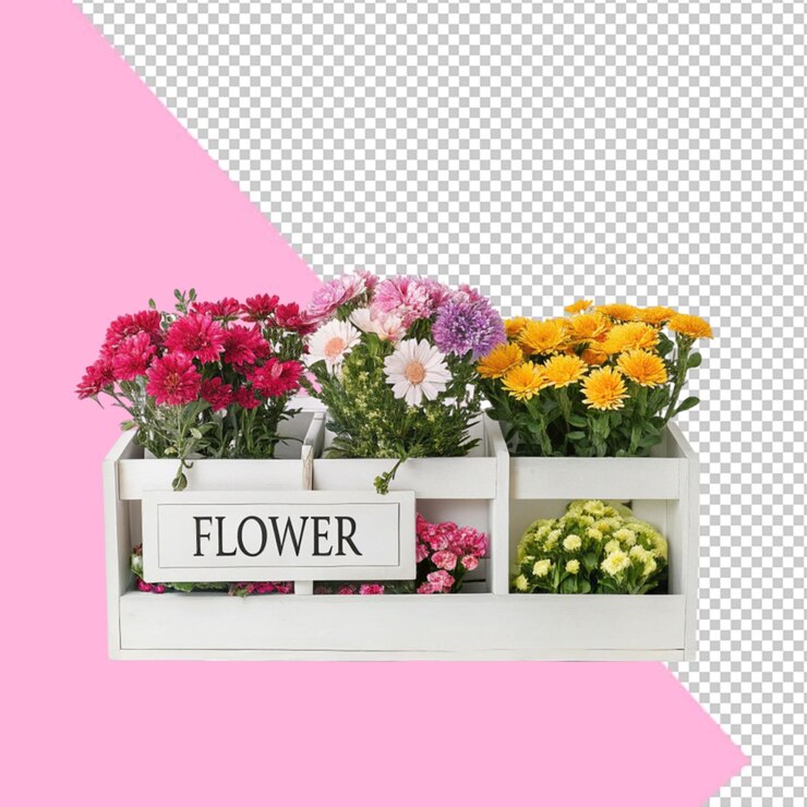 PSD composição floral mista