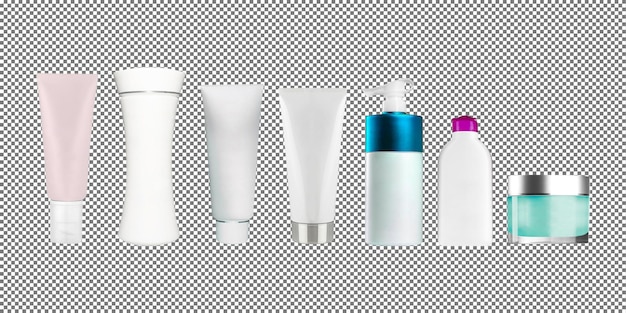 composición de las botellas y los tubos