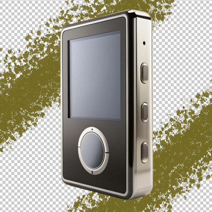 PSD composición elegante del teléfono inteligente aislada sobre un fondo transparente