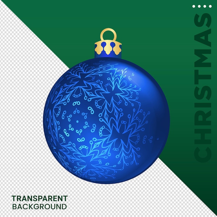 PSD composición de elementos de navidad ilustración 3d fondo transparente