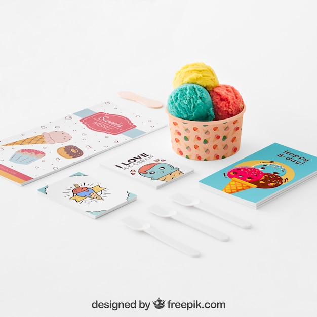Composición del helado