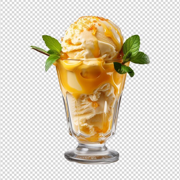 PSD composición del helado