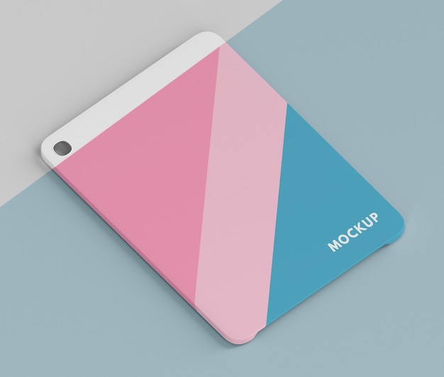 Composición de la maqueta de la funda de la tableta
