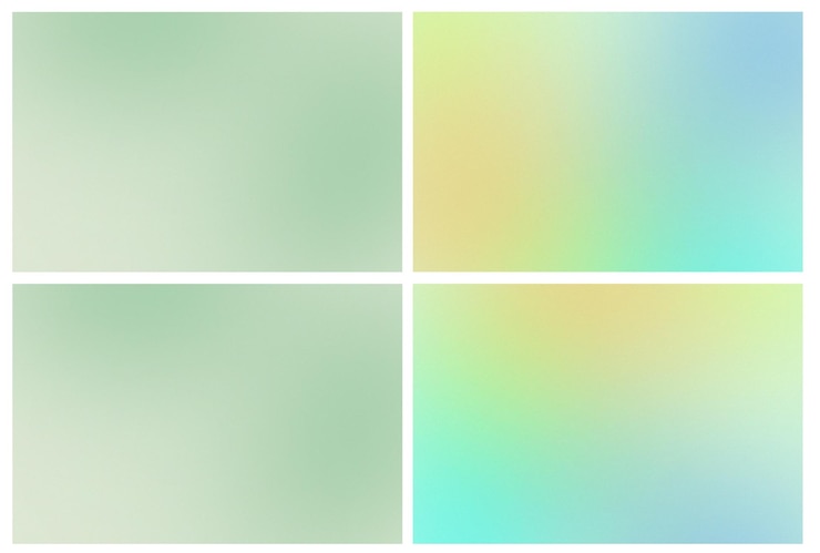 PSD composición de la paleta de colores de gradiente suave abstracto fondo pastel