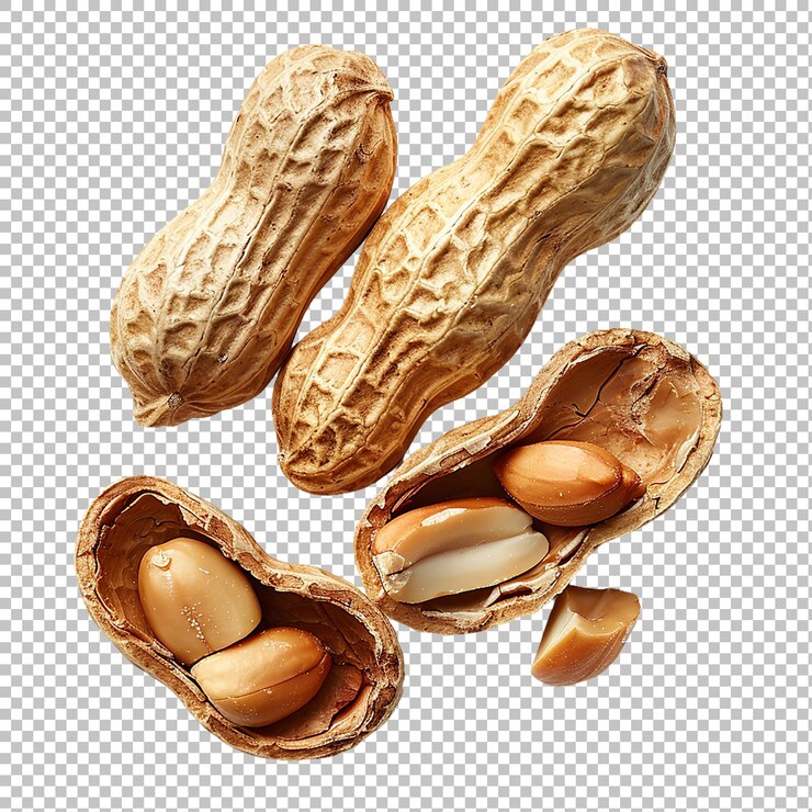 PSD composición a partir de nueces en el fondo blanco aislado