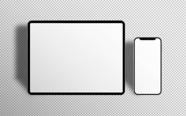 Composición de tabletas y teléfonos inteligentes