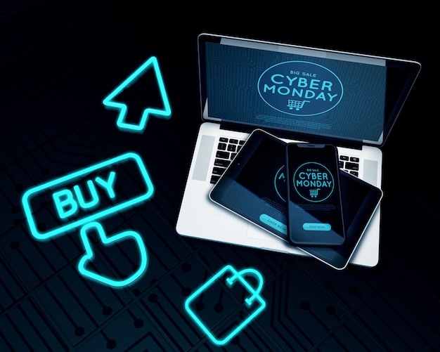 Compra ahora venta de electrónica ciber lunes