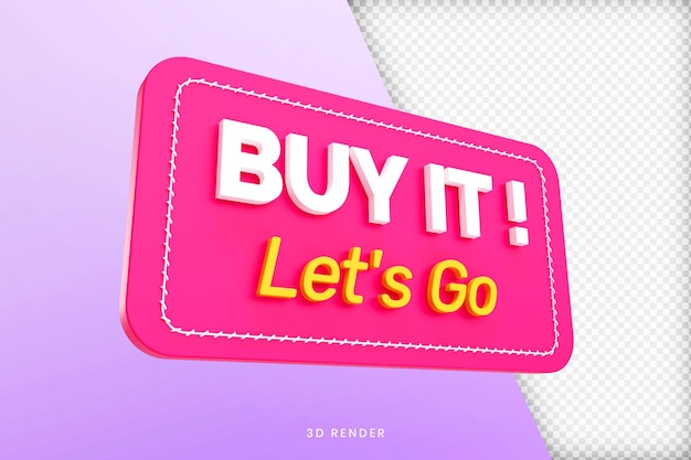 Compralo Andiamo Banner 3D