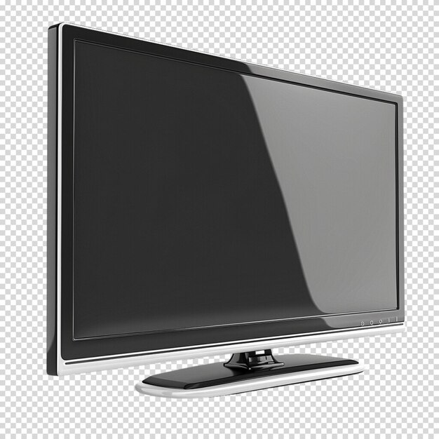 Computadora aislada sobre un fondo transparente