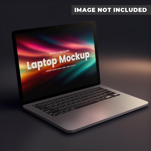 Una computadora portátil está abierta y la pantalla está abierta y las palabras imagen no incluida es imagen no incluida.