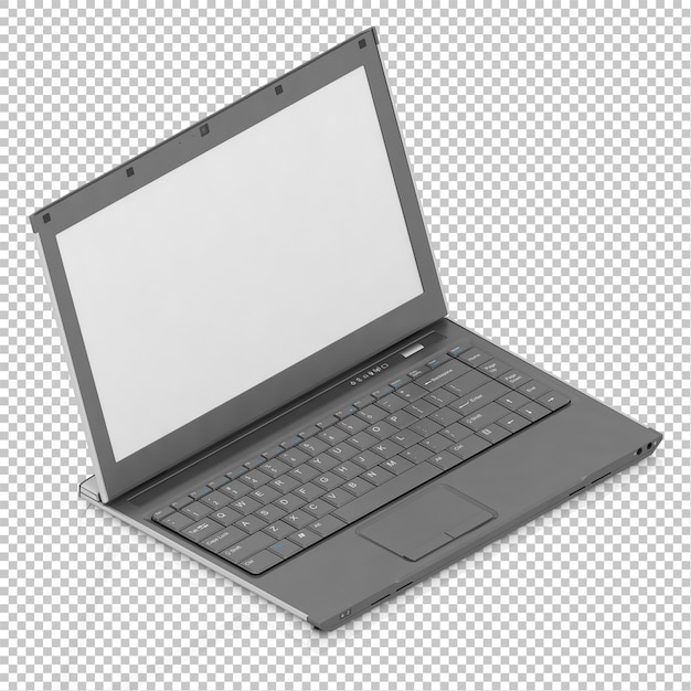 Computadora portátil isométrica