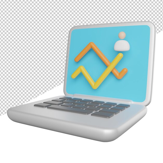 Una computadora portátil con una pantalla azul que dice un hombre.