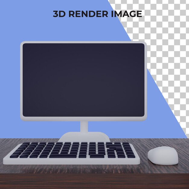 Computadora de renderizado 3d para maqueta