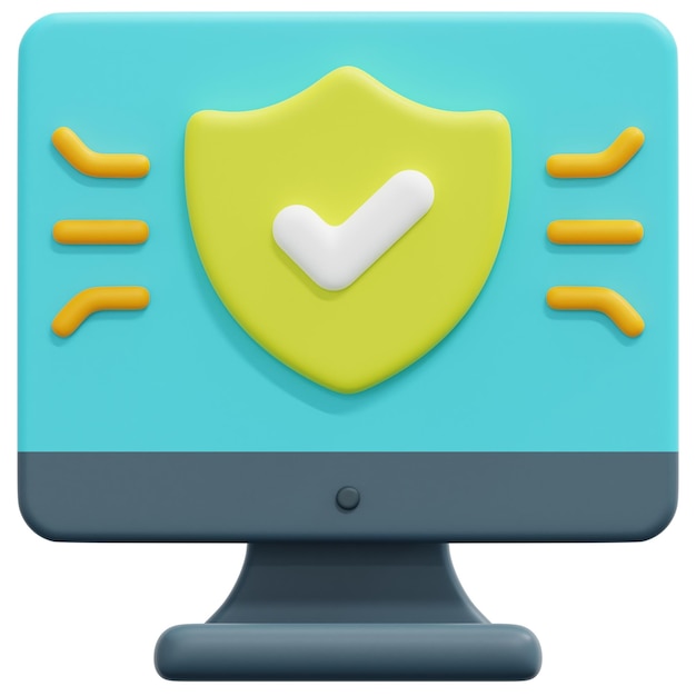 computer 3d-render-symbol-illustration