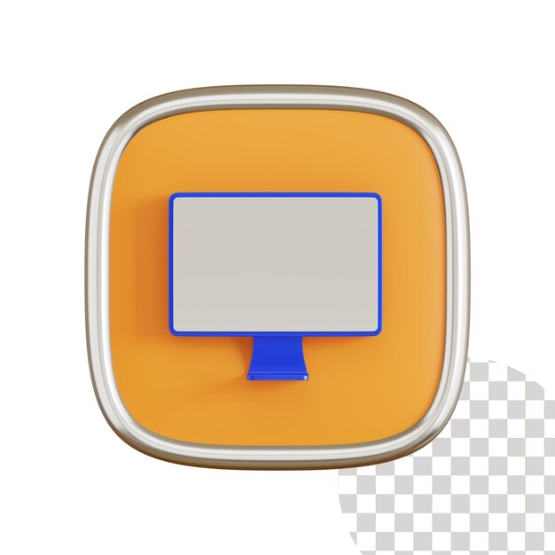 Computer-3D-Symbol