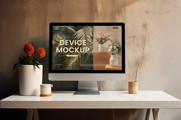 Computer con modello in stile nordico