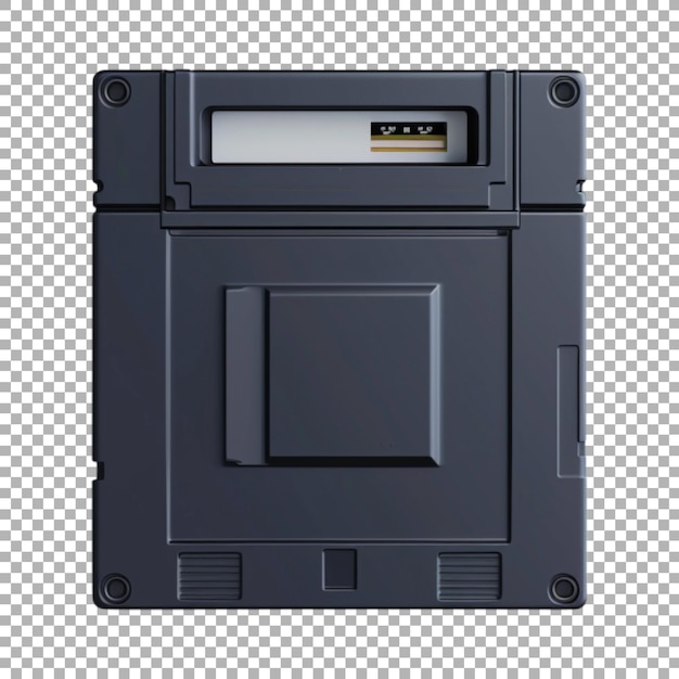 computer floppy disk on transparent background ai generated