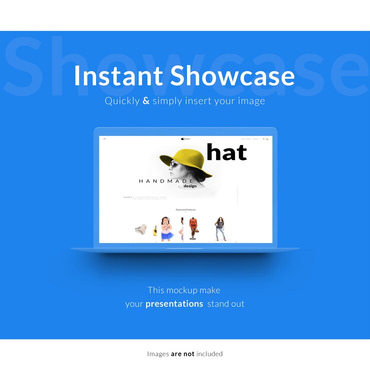 PSD computer portatile mock up design