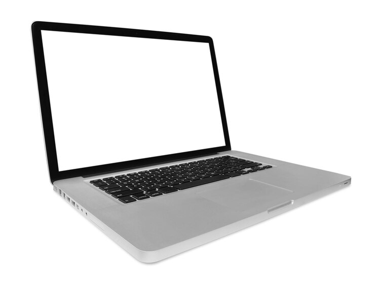 PSD computer portatile moderno su sfondo png