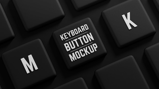 Computer-Tastatur-Mock-up-Design