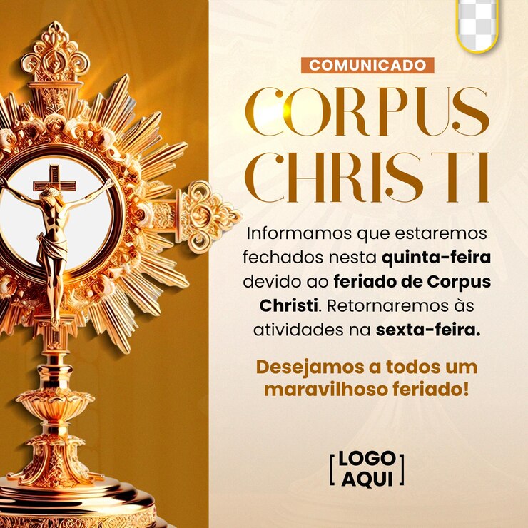 PSD comunicação do dia do corpo de cristo