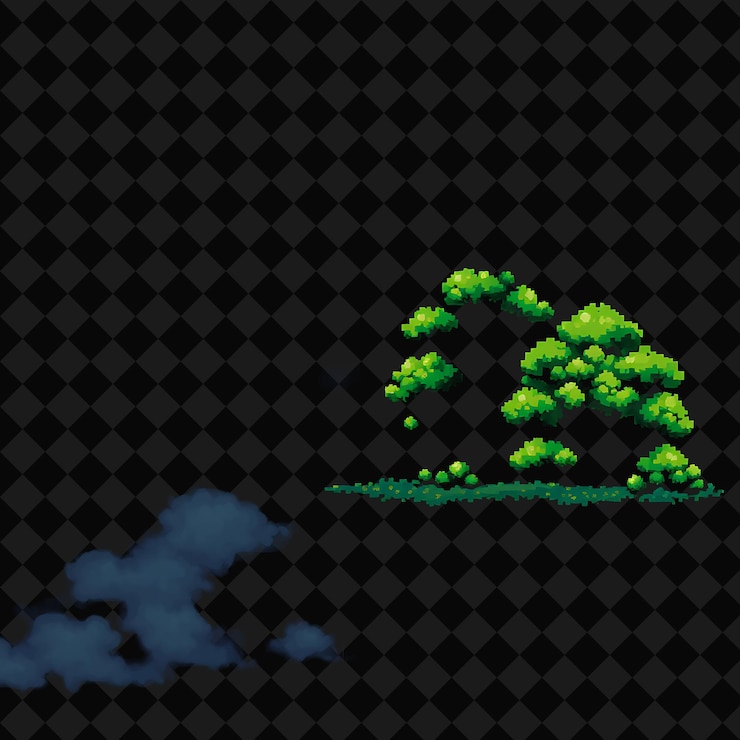 PSD con oggetti impostati bosco oscuro radici contorte nebbia inquietante alberi antichi bosco scuro sorge con mistero t