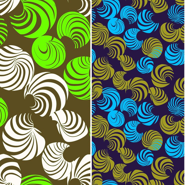 PSD con spiral silhouette line art minimal design e asy nature pattern vector designs