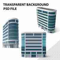 PSD concept de bâtiment de bureaux png