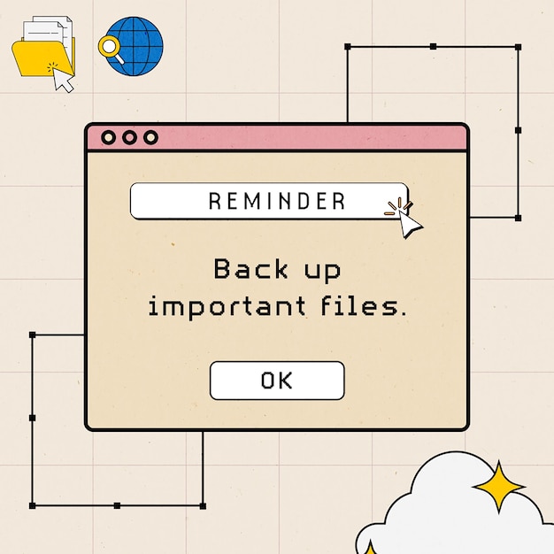 Concept de conception de dessins animés pop-up pour les médias sociaux et le modèle de message Instagram