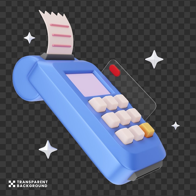 PSD concept créatif illustration 3d de la machine edc