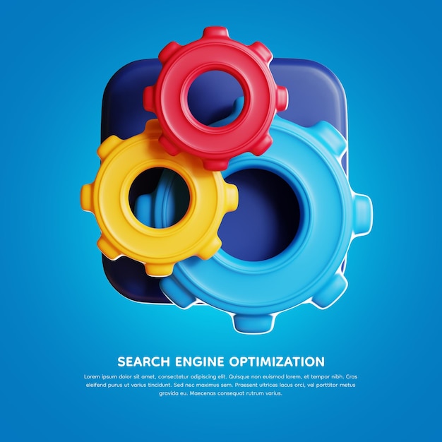 Concept D'optimisation De Moteur De Recherche Seo 3d