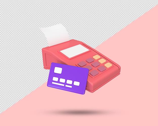 Concept De Terminal De Paiement En Ligne Icône De Terminal Pos Transaction De Paiement Sans Contexte