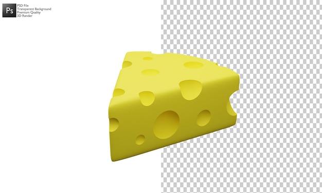 Conception 3d D'illustration De Fromage