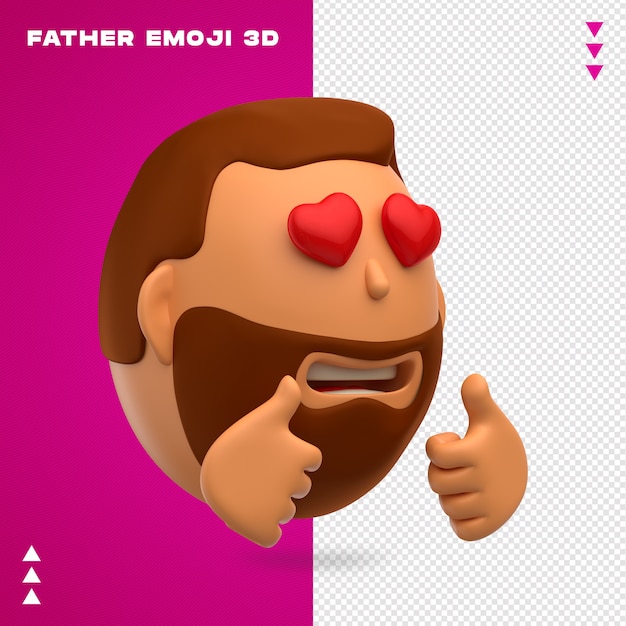 Conception 3d De Père Emoji