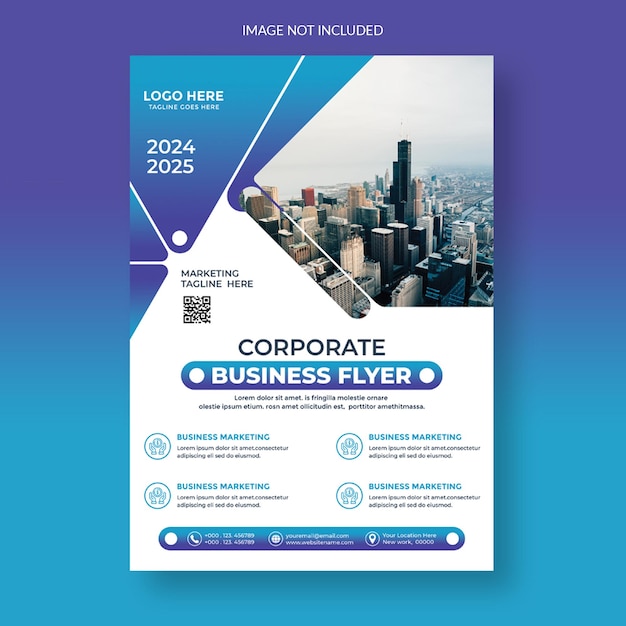 Conception d'affiches et de flyers d'entreprise