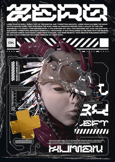 Conception d'affiches de vêtements de rue
