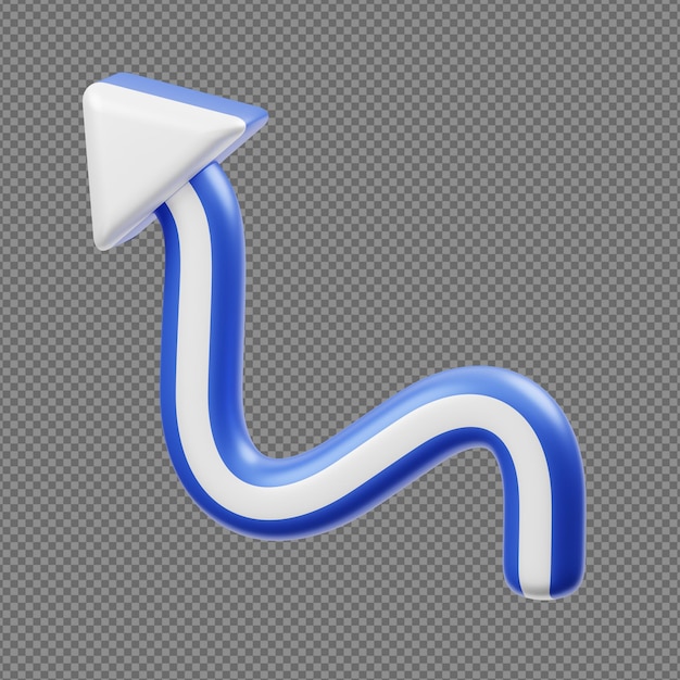 Conception d'art abstrait concept 3d avec fond transparent