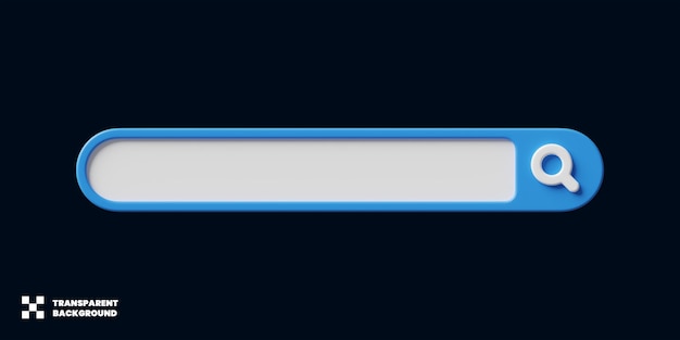 PSD conception de la barre de recherche 3d