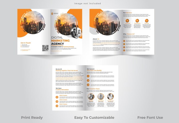 PSD conception de la brochure