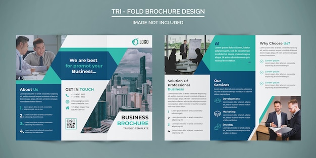 Conception de brochures professionnelles à trois volets