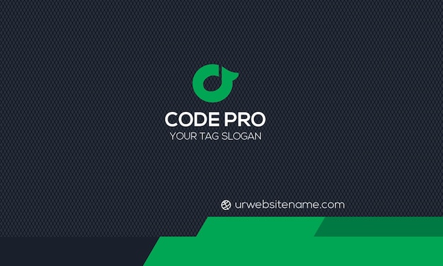 Conception de cartes de visite Code Pro