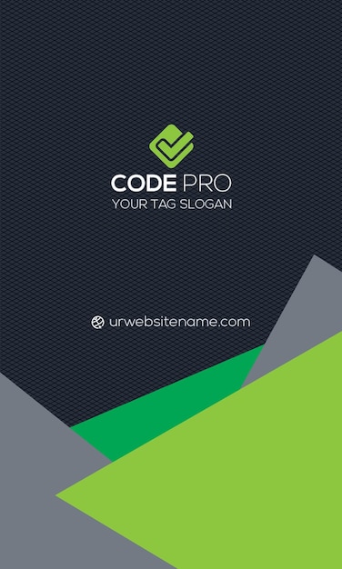 Conception de cartes de visite Code Pro