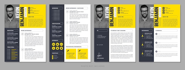 PSD conception de cv par graphiste