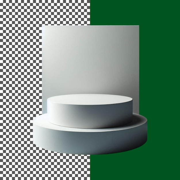Conception de cylindres 3D minimalistes pour des projets graphiques sur fond transparent png psd