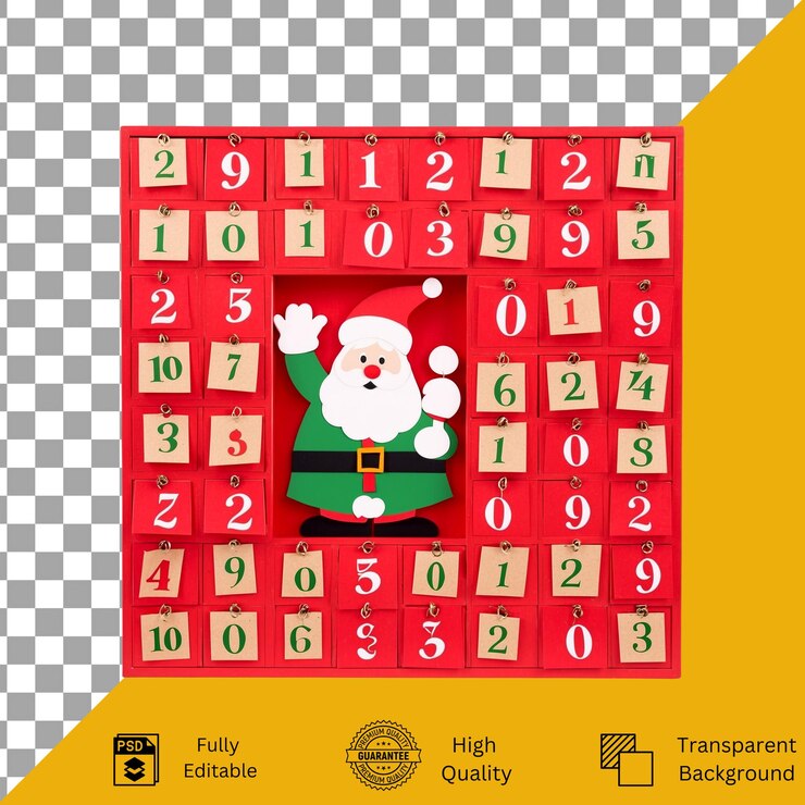 PSD conception du calendrier de l'avent