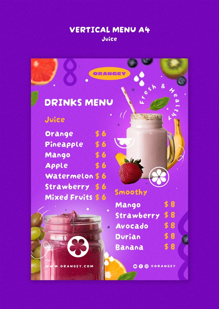 PSD conception du modèle de jus