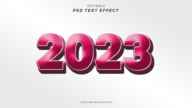 Conception éditable à Effet De Texte 2023