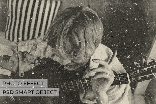 Conception d'effet photo grunge